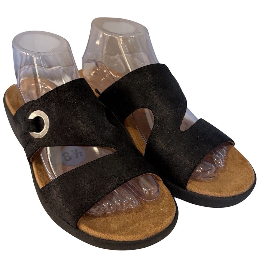 Easy Spirit Black Lightweight Womens Slide Sandals Size 8.5 M New without Box